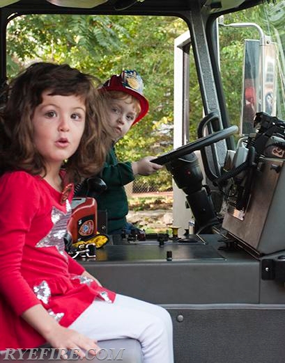 Rye FD Fire Prevention Week Open House 10/12/15.  Photo by Lt. Lester Millman 